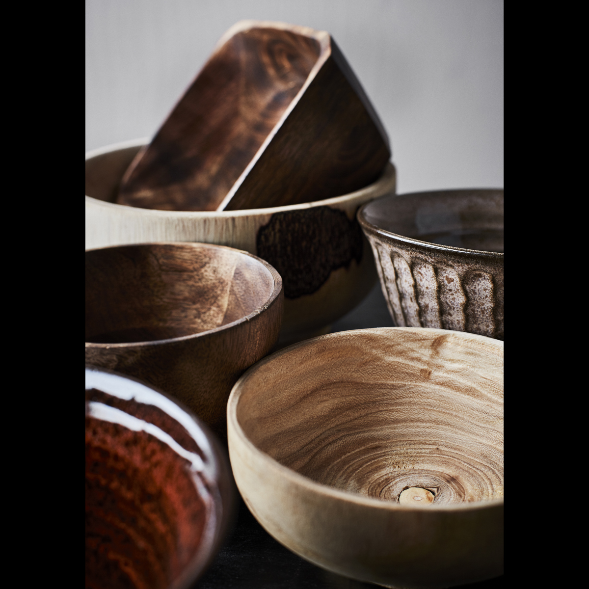 Wooden bowl