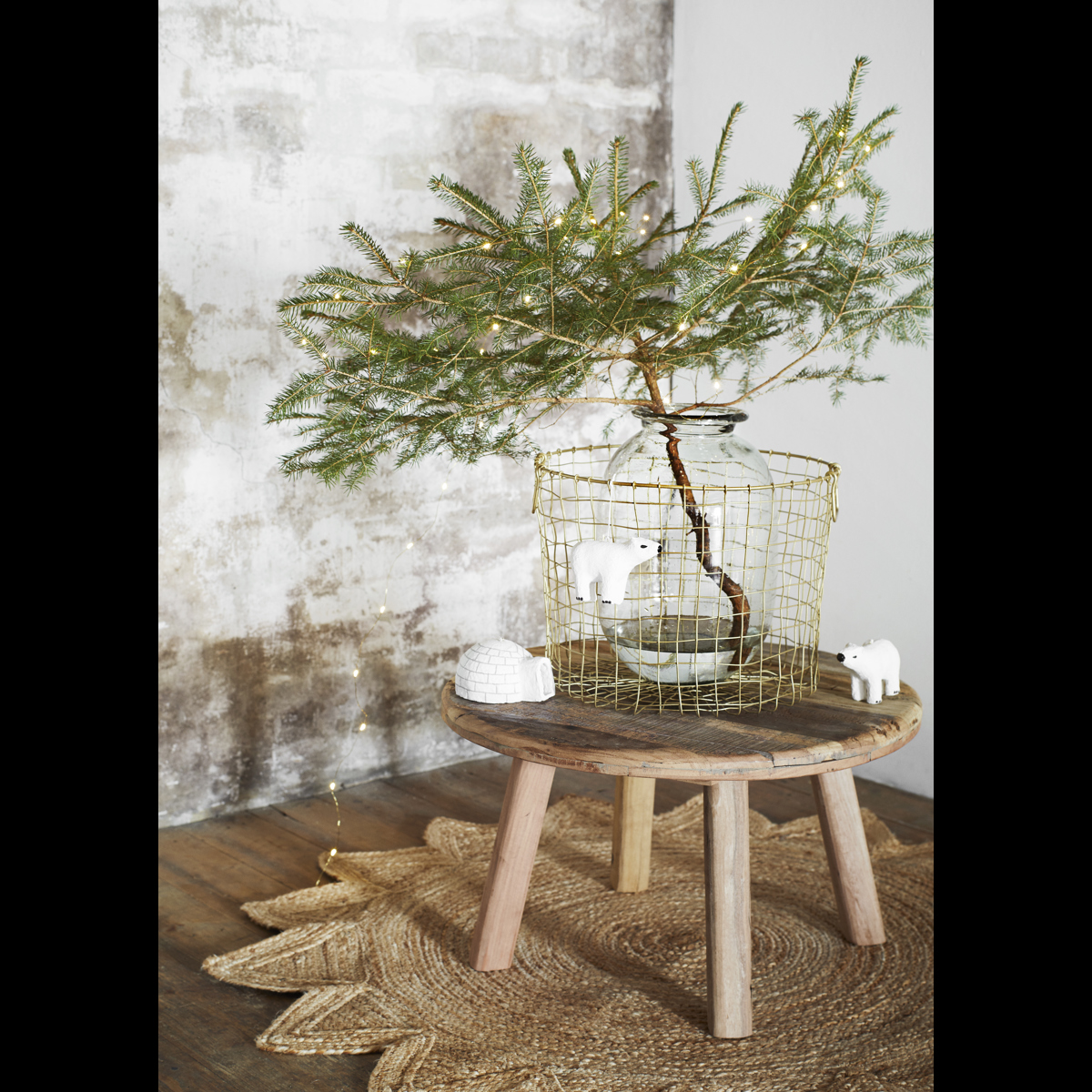 Recycled wooden coffee table