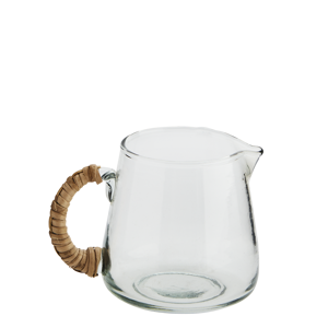 Glass jug w/ bamboo handle