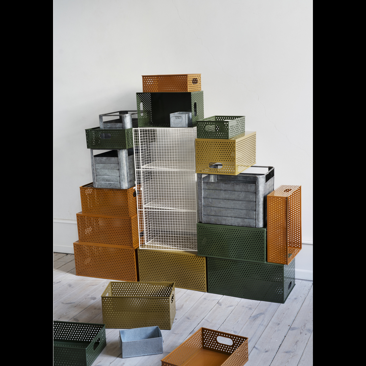 Iron storage boxes