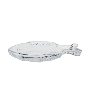 Glass fish tray