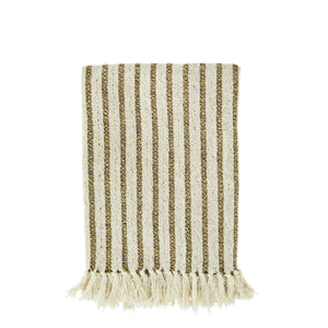 Recycled cotton throw