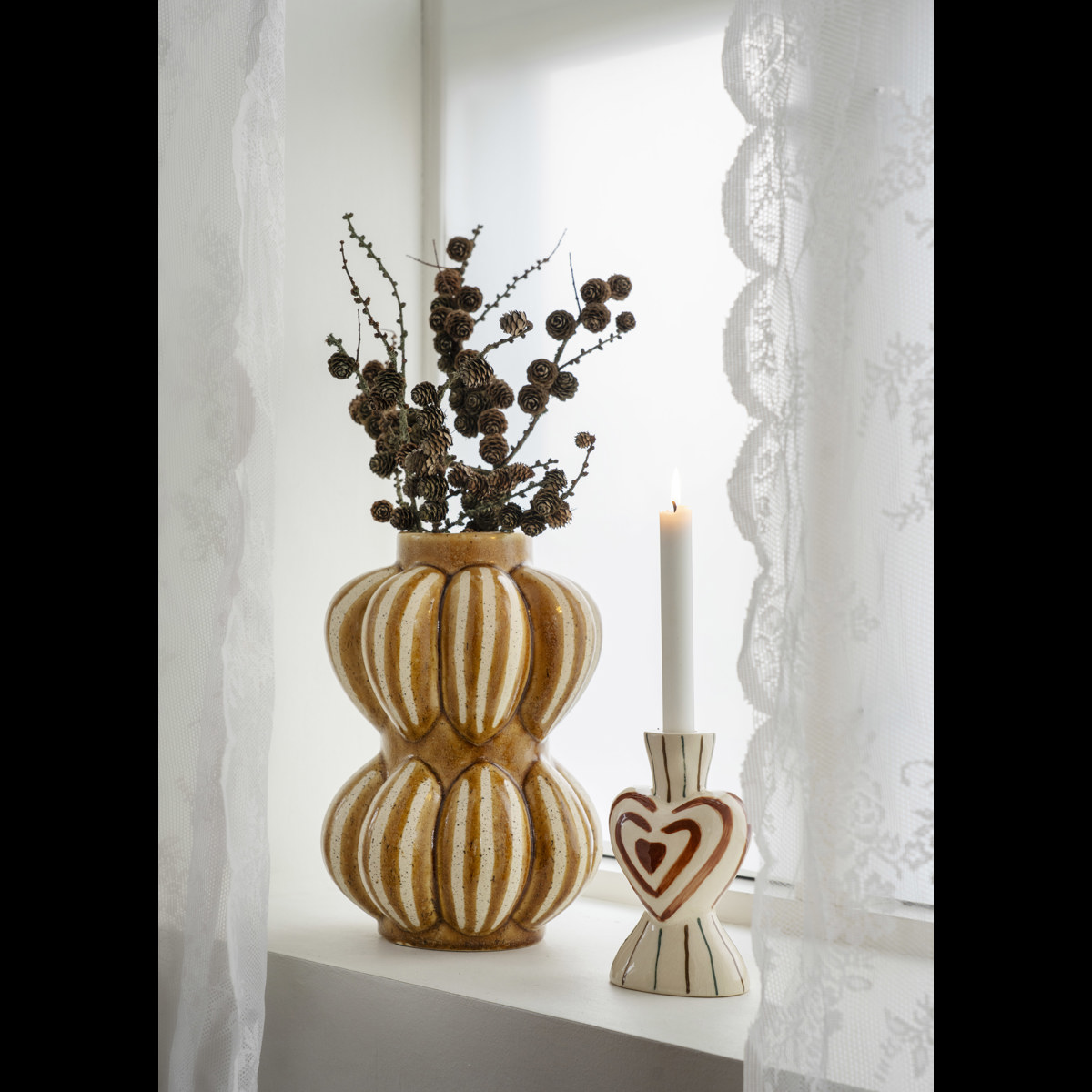 Stoneware vase