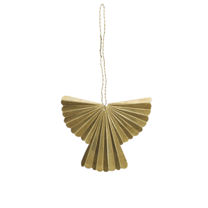 Hanging brass angel