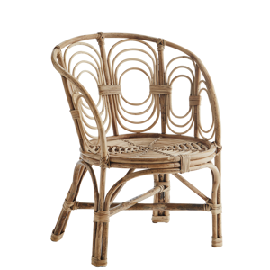 Round bamboo chair