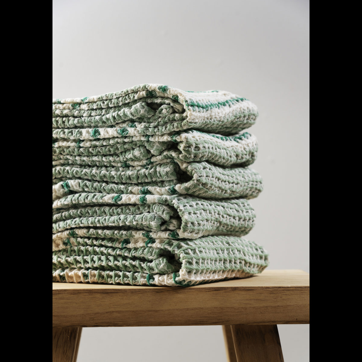 Waffle hand towel