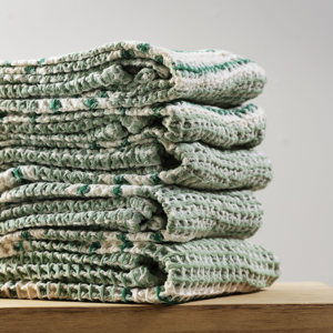 Waffle hand towel