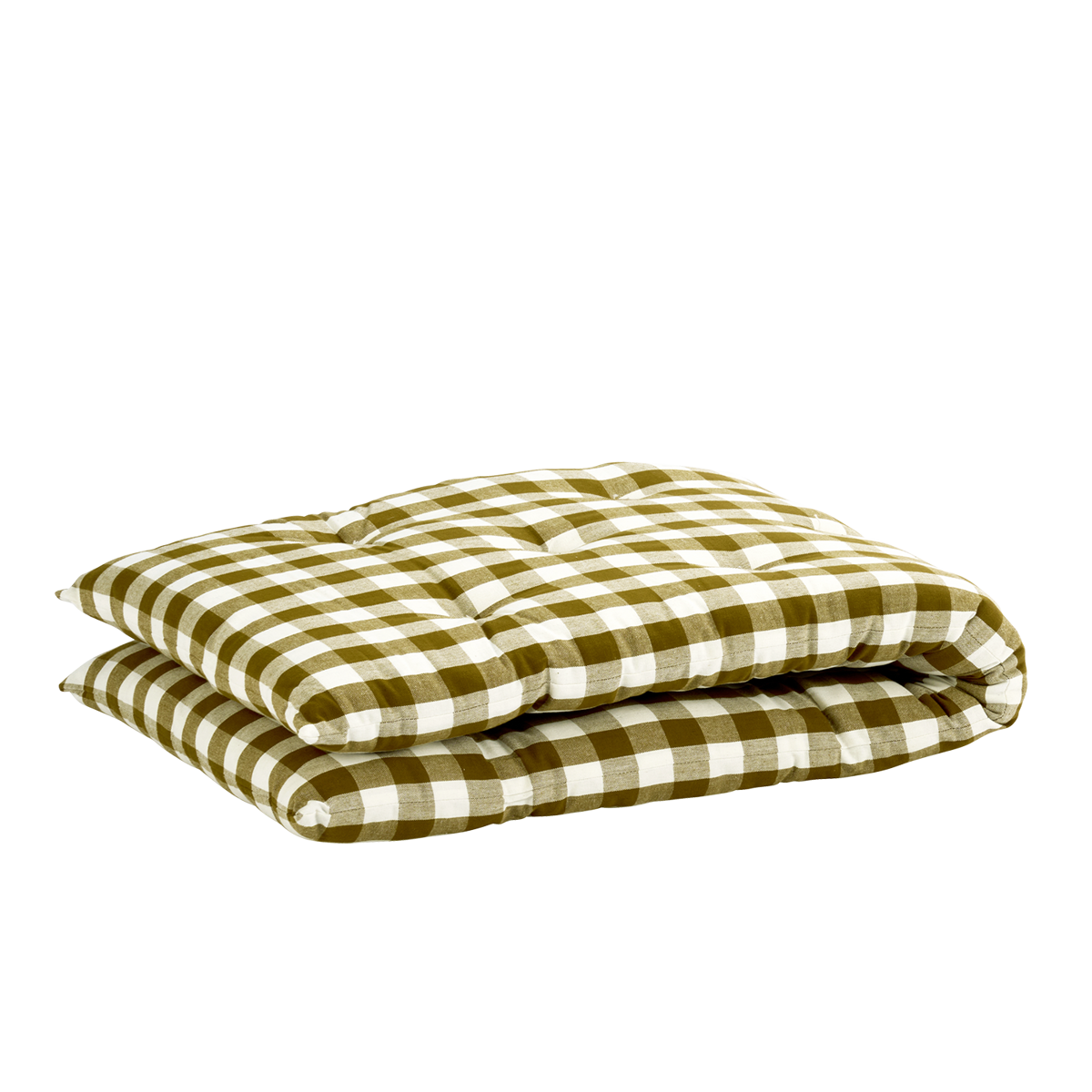 Checked cotton mattress