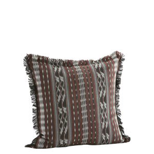 Ikat woven cushion cover