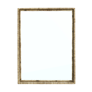 Mirror w/ jute frame