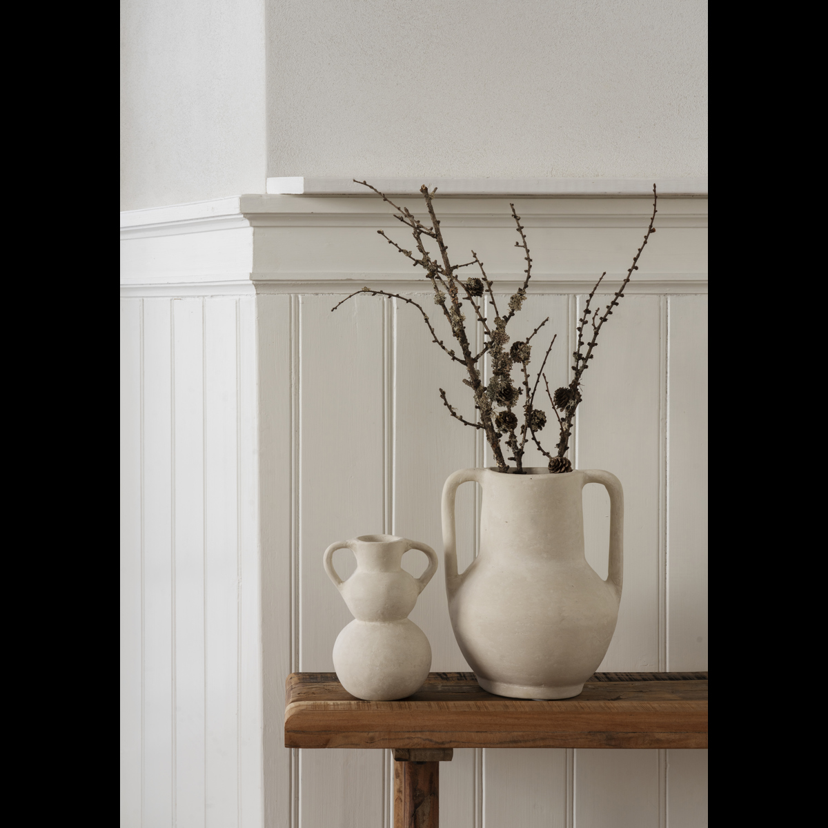 Paper mache vase Paper mache vase