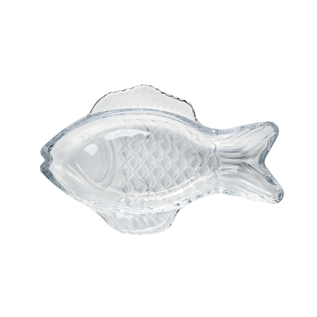 Glass fish tray