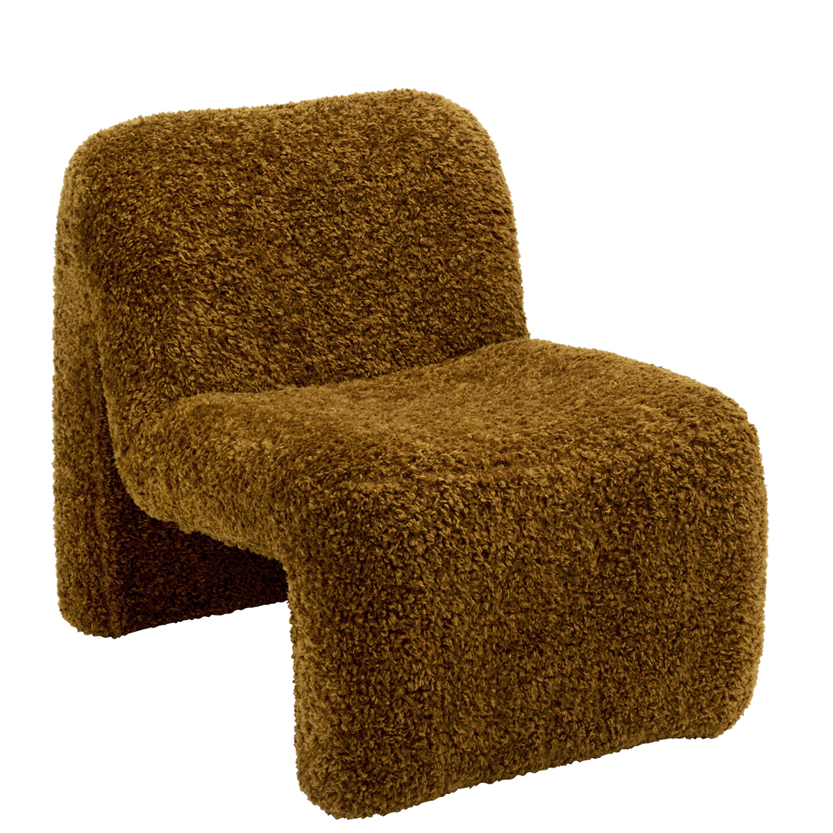 Furry lounge chair