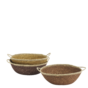 Seagrass basket w/ handles