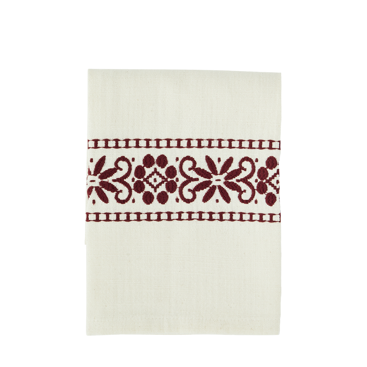 Embroidered kitchen towel