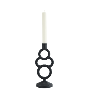 Aluminum candle holder