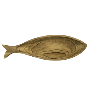 Wooden fish tray