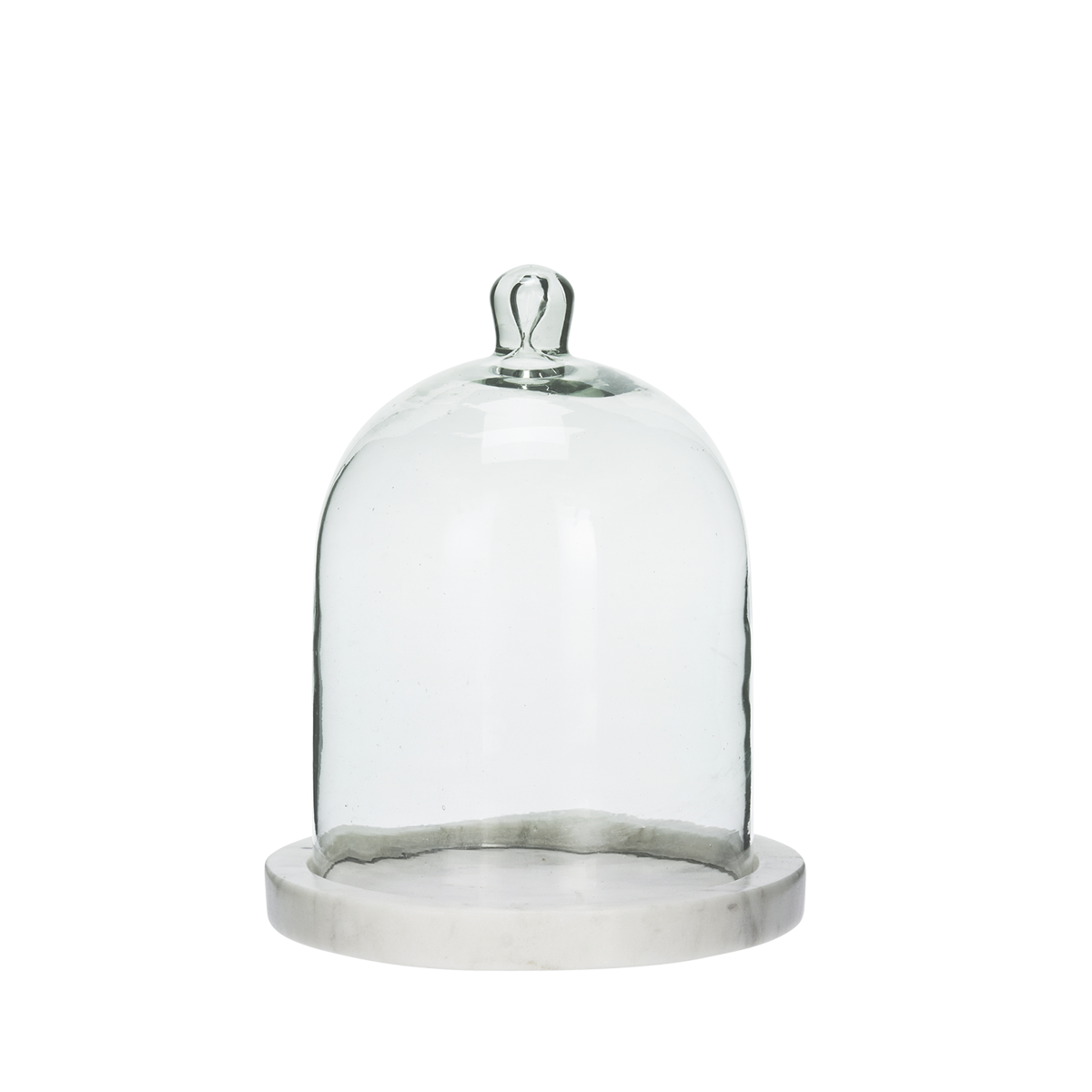 Glass clotch w/ marble Glass clotch w/ marble