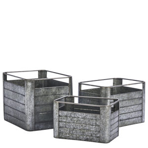 Square galvanized boxes