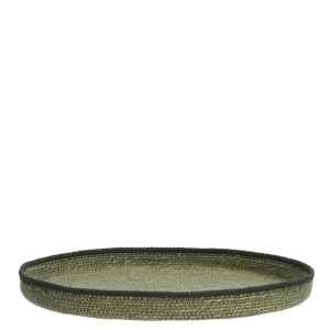 Round seagrass tray