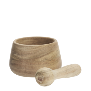 Wooden mortar set