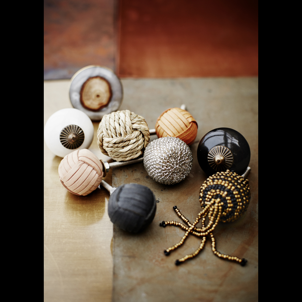 Handmade stoneware doorknob Handmade stoneware doorknob