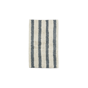 Striped tufted bath mat