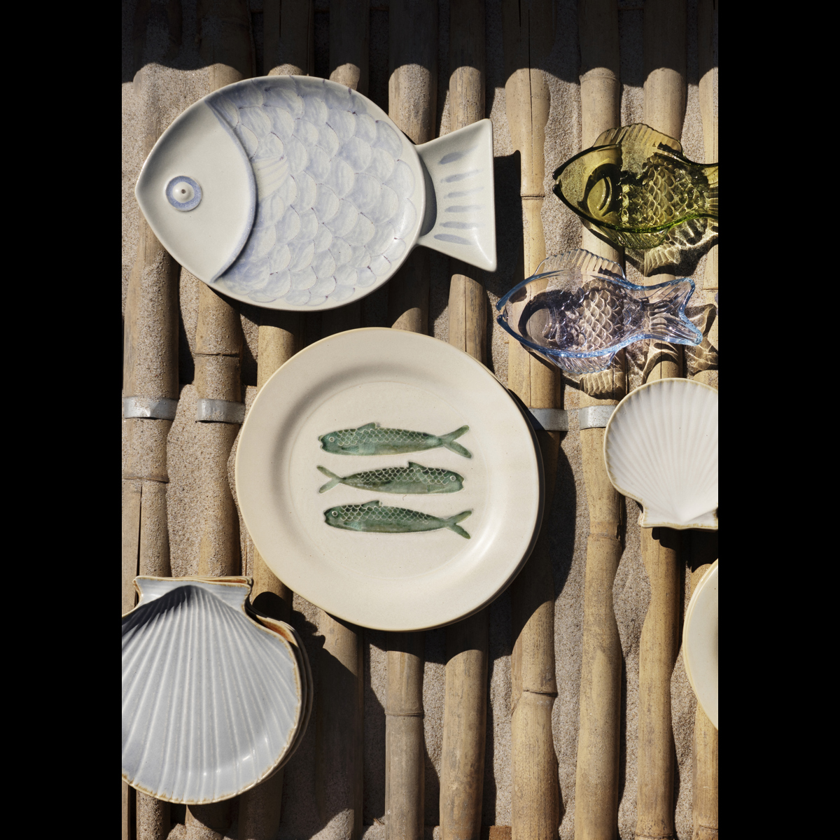 Stoneware lunch plate