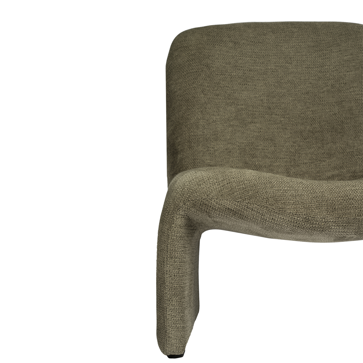 Velvet lounge chair