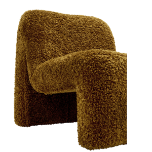 Furry lounge chair