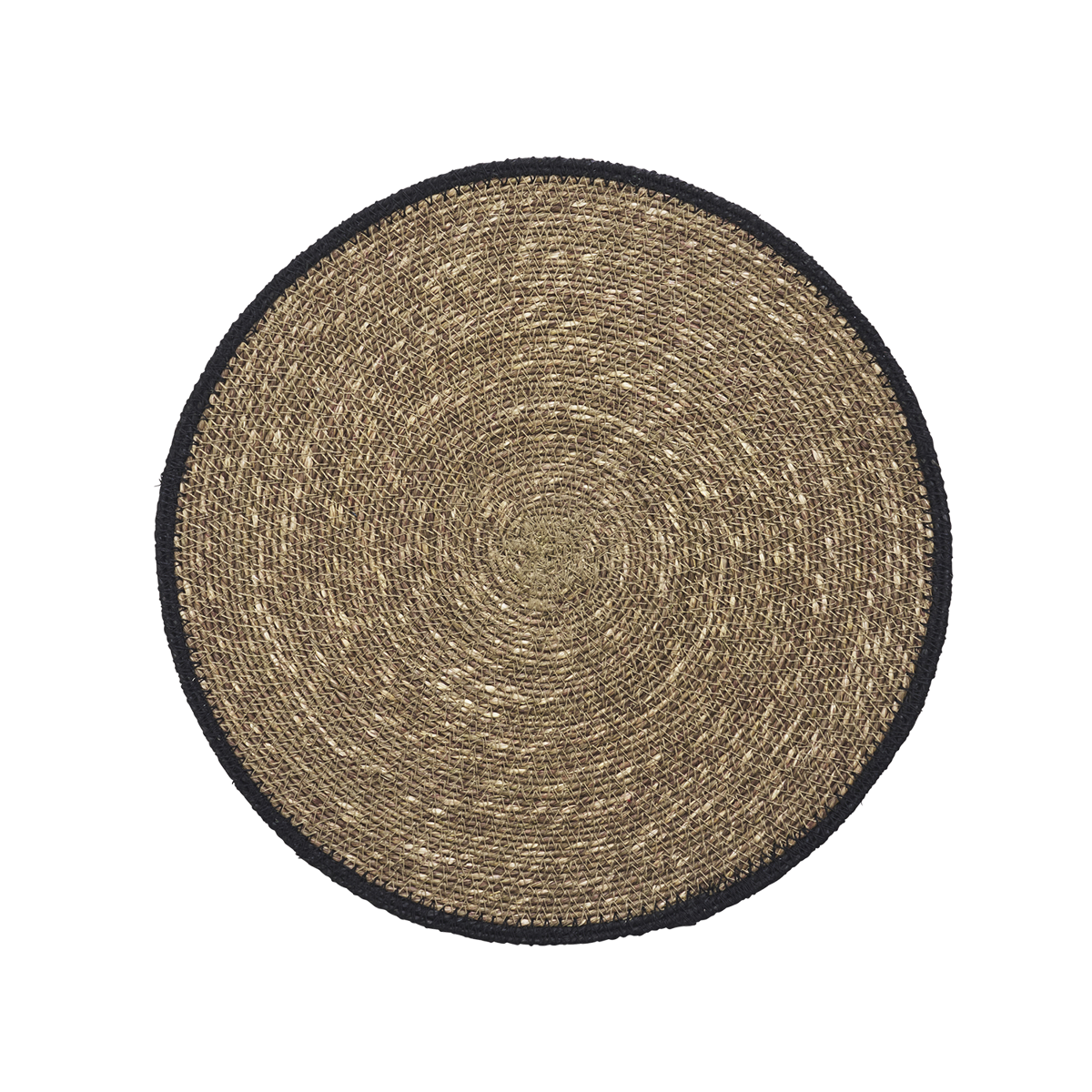Round seagrass placemat