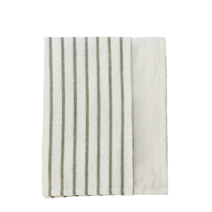 Striped table cloth