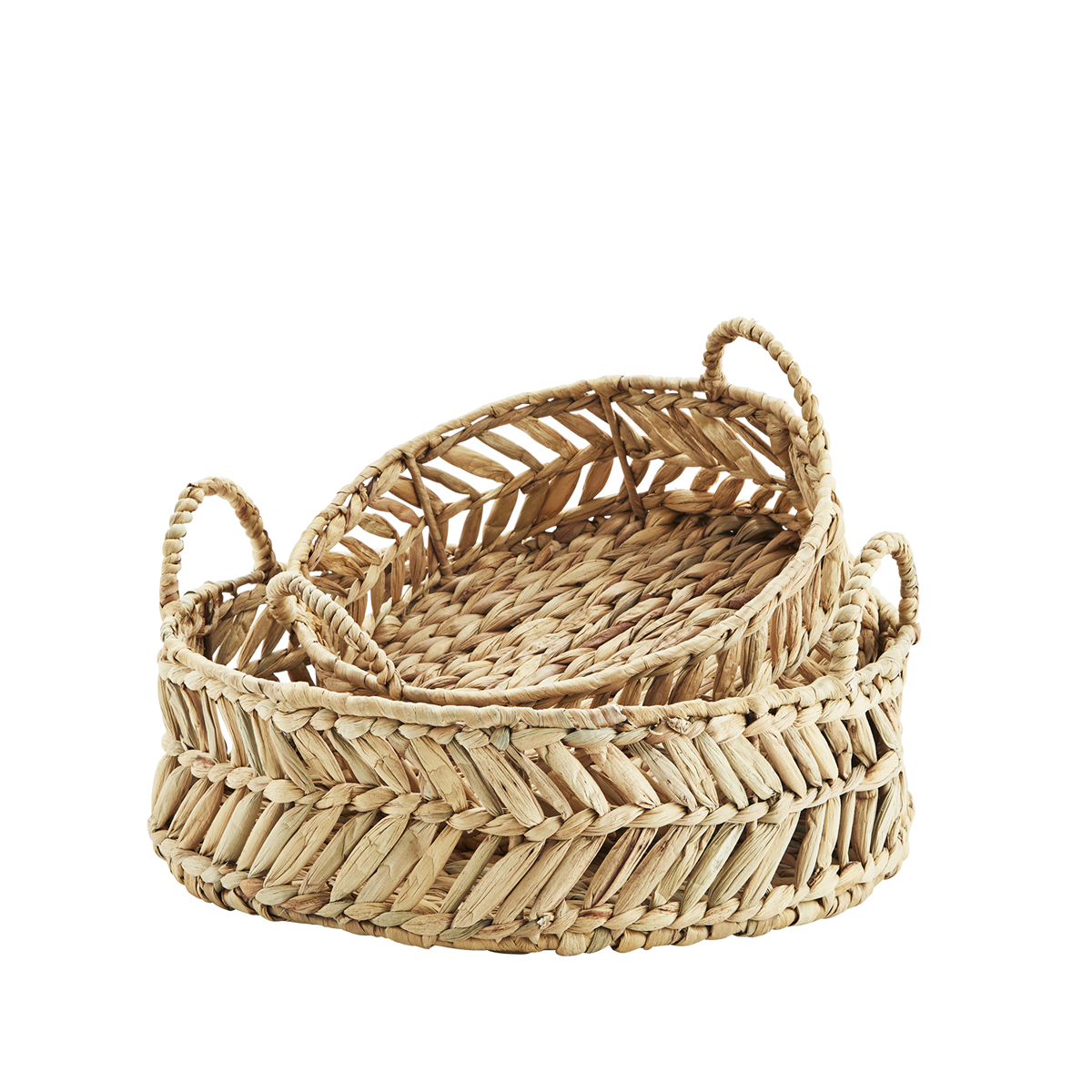 Water hyacinth trays