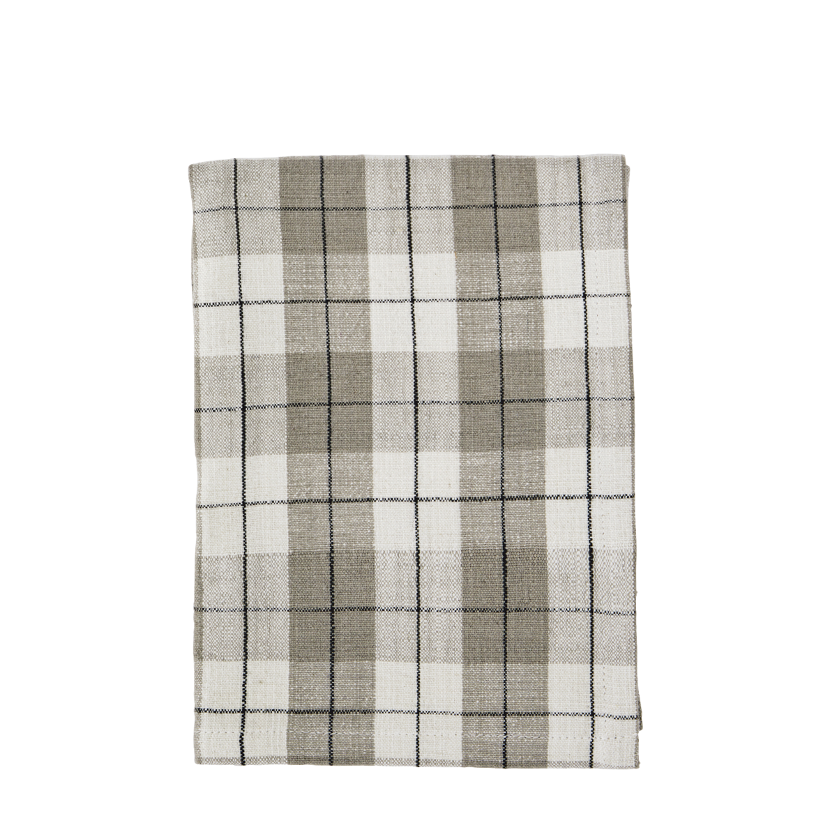 Checked kitchen towel