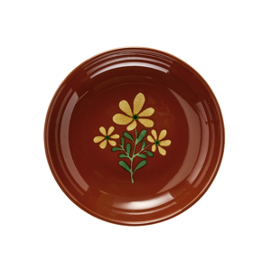 Hand-painted stoneware bowl