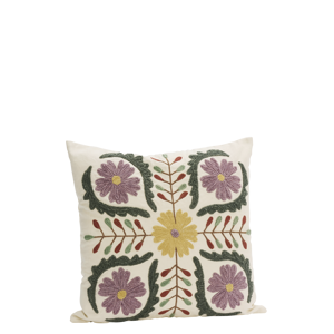 Suzani embroidered cushion cover