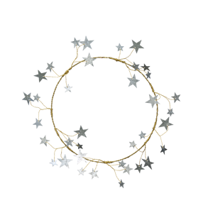 Brass wreath w/ stars