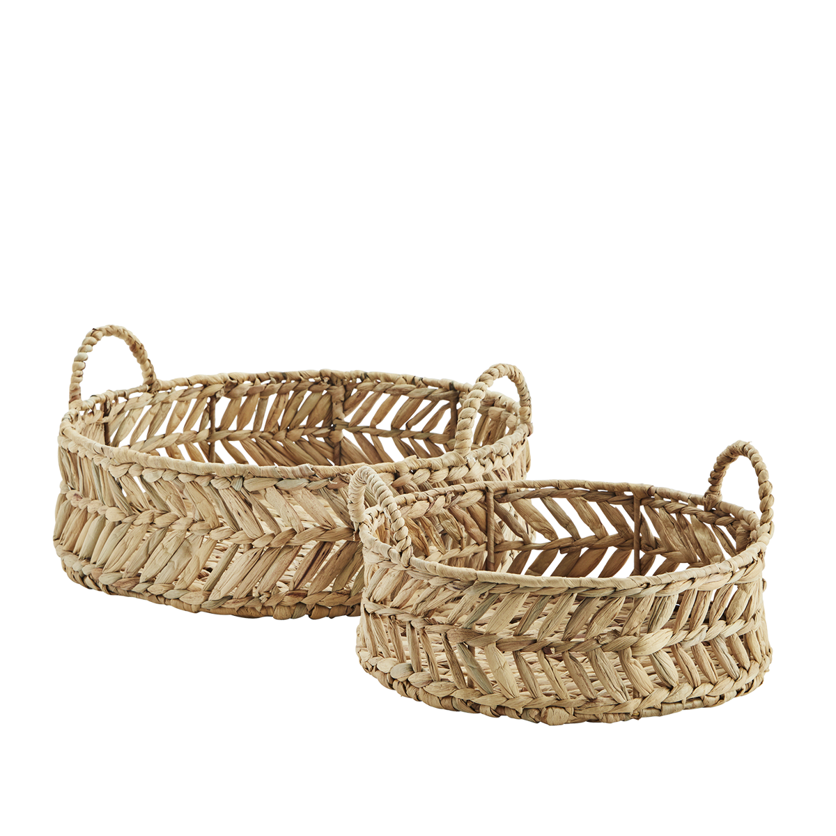 Water hyacinth trays