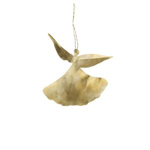 Hanging brass angel