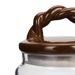 Glass jar w/ ceramic lid