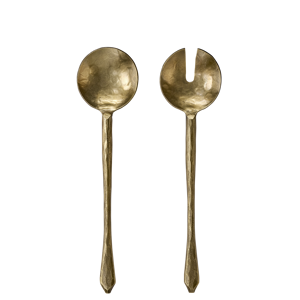 Stainless steel salad set