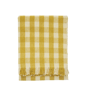 Recycled cotton throw