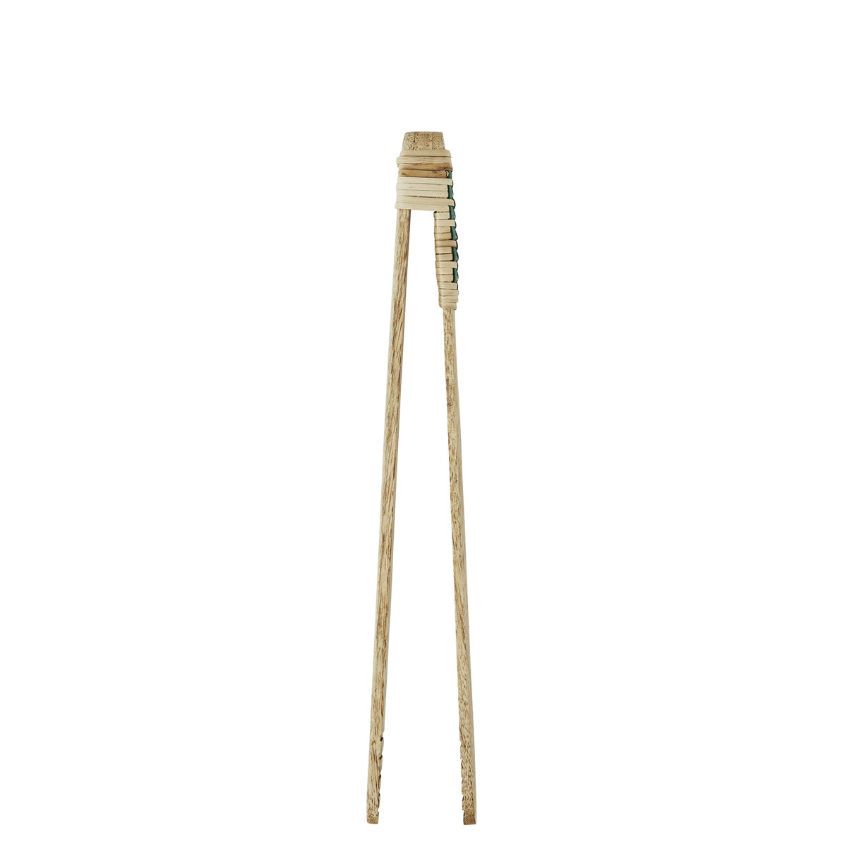 Wooden tong w/ cane