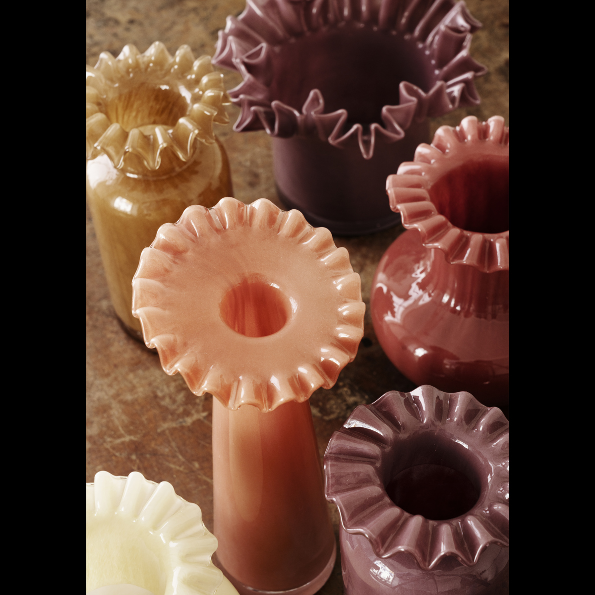Glass flower pot Glass flower pot