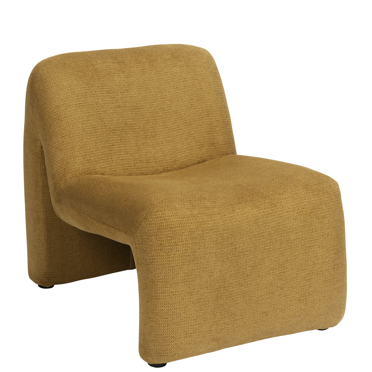 Velvet lounge chair