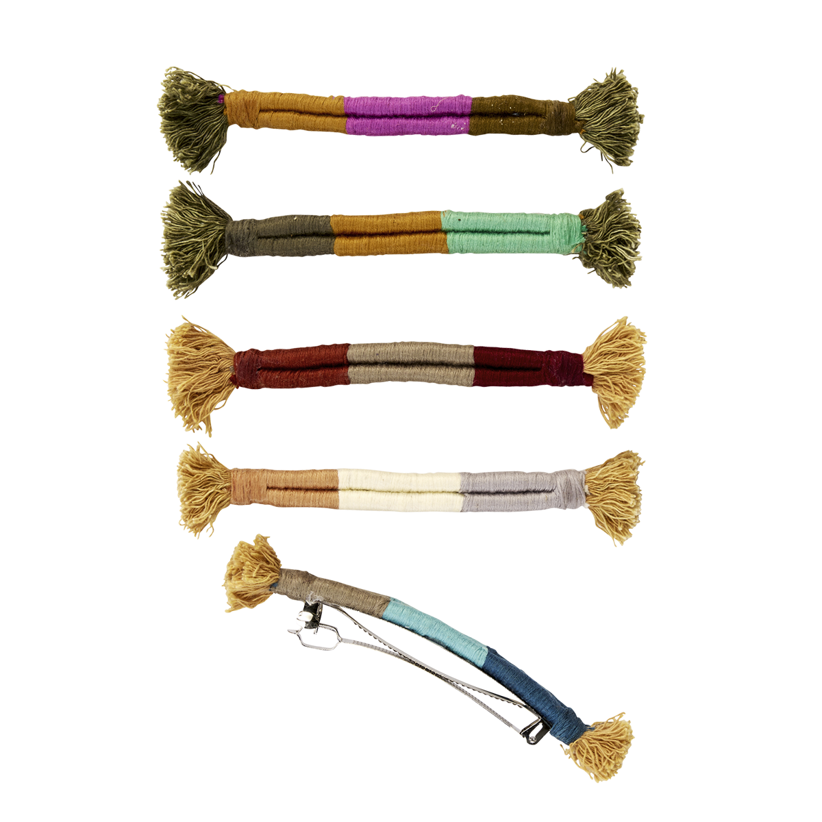 Handmade cotton hair clip
