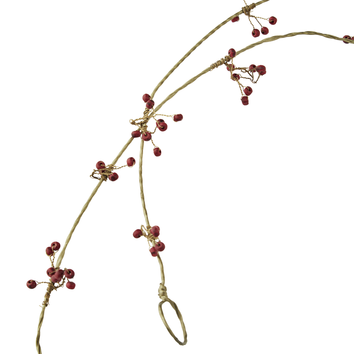 Iron garland w/ beads Iron garland w/ beads