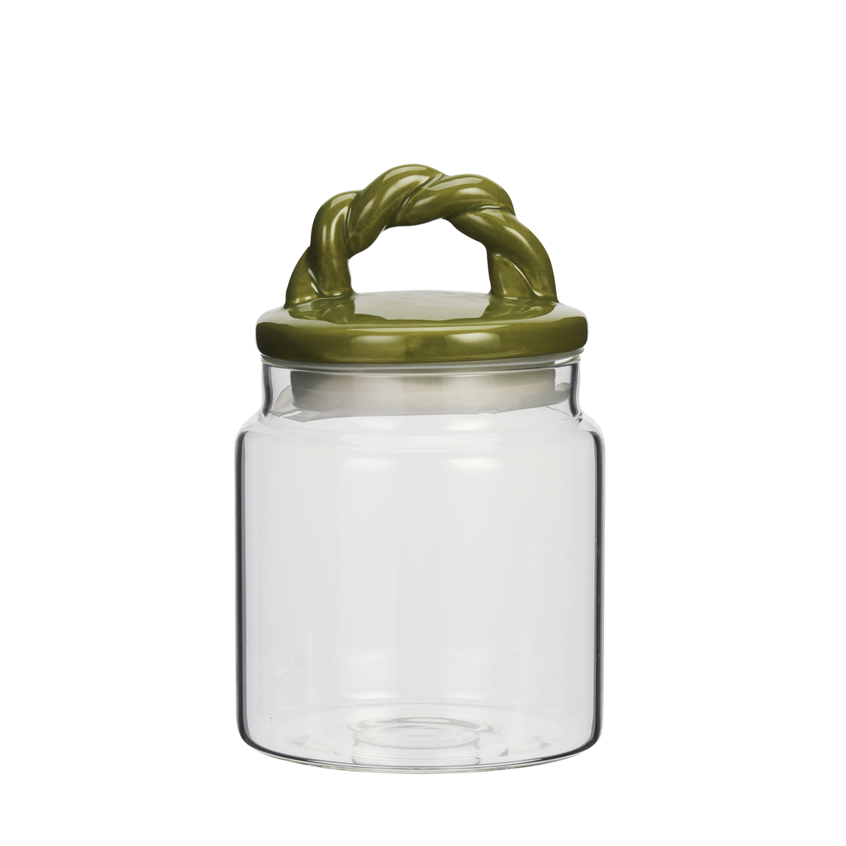 Glass jar w/ ceramic lid