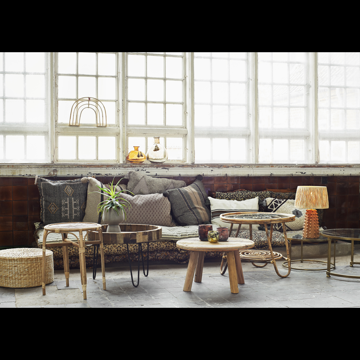 Bamboo coffee table