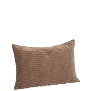 Quilted velvet cushion cover